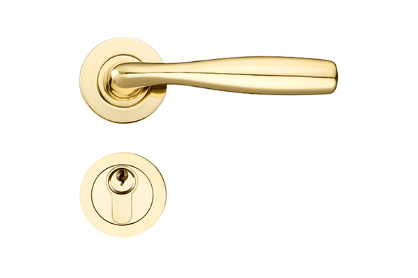 What are the unique features of the Round Interior Door Lock design, and what additional protection can it bring to home security?